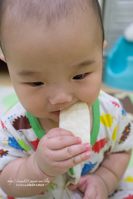 【嬰兒食品】寶寶的第一個零嘴，入口即化的「稻鴨米餅」 @Irene&#039;s 食旅．時旅