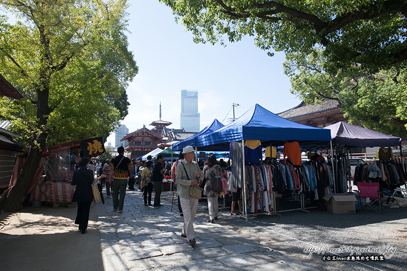 【大阪】巧遇熱鬧市集．佔地廣泛的四天王寺