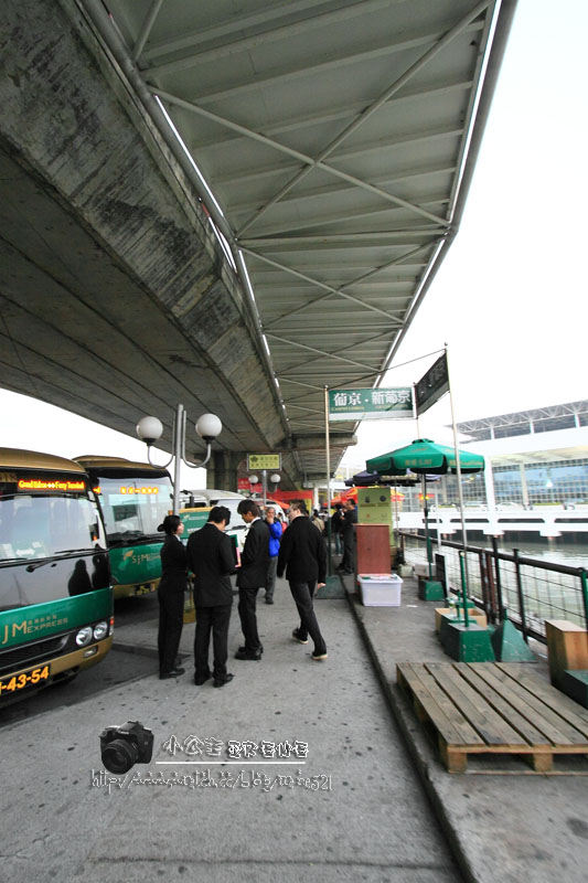 【澳門新口岸】各酒店接駁車聚集度最高的地點．港澳碼頭