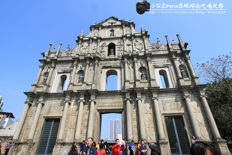 【澳門新馬路】澳門經典地標‧大三巴牌坊 @Irene&#039;s 食旅．時旅