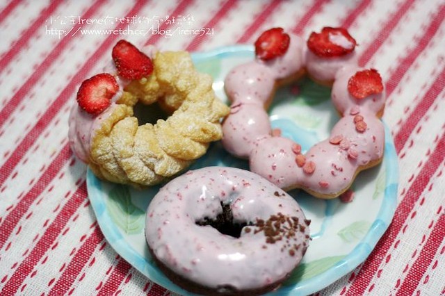 Mister Donut甜甜圈‧草莓季 @Irene&#039;s 食旅．時旅