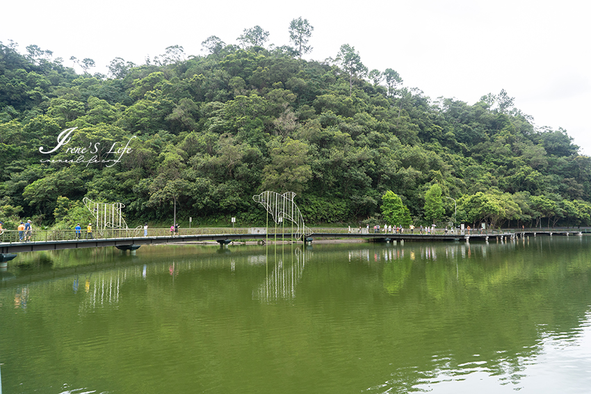 宜蘭礁溪唯美環湖步道，湖光山色相伴，還有小朋友最愛的大碗公溜滑梯