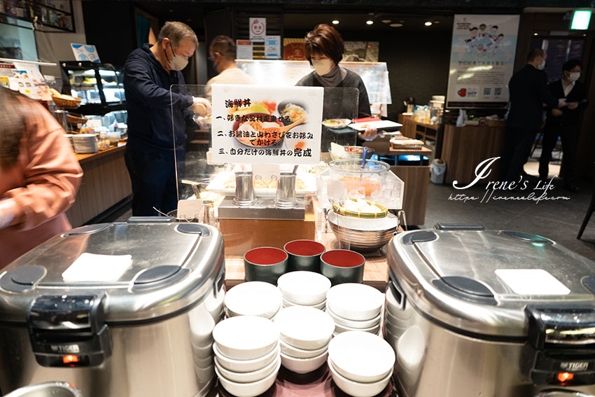 北海道飯店早餐推薦，札幌車站前BONSALUTE CAFE，海鮮丼、富良野果醬吃到飽