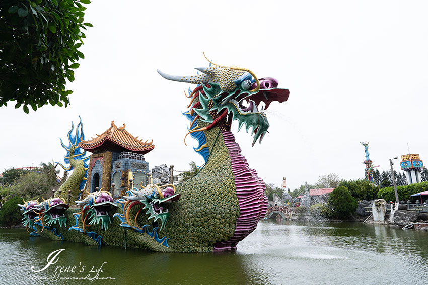 雲林免費景點，超美的庭園迷宮，居高臨下的彩虹橋，全程走完至少要一個小時