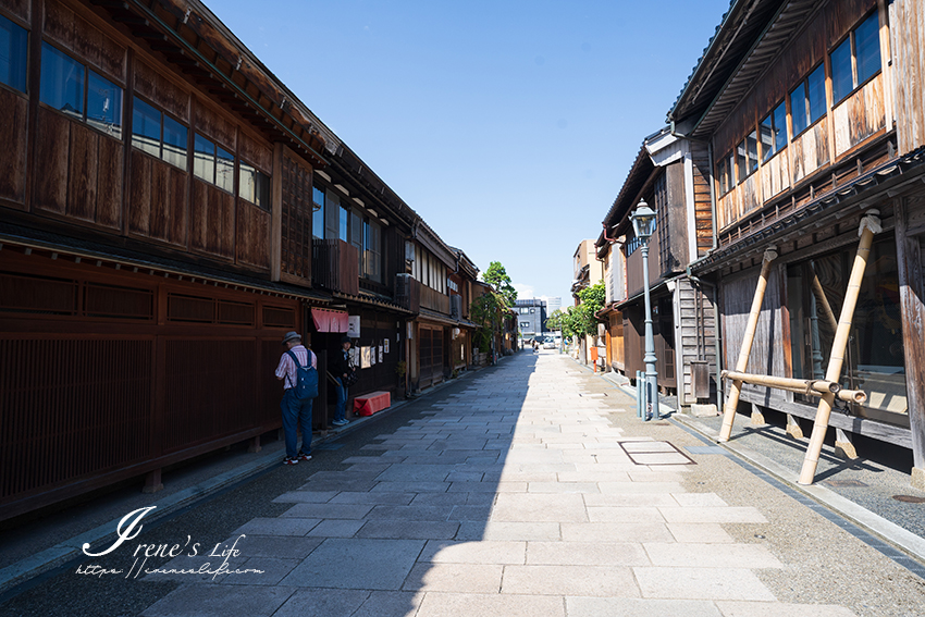 金澤必去景點｜三大茶屋街之一的西茶屋街，走入寧靜且古色古香的懷舊街道