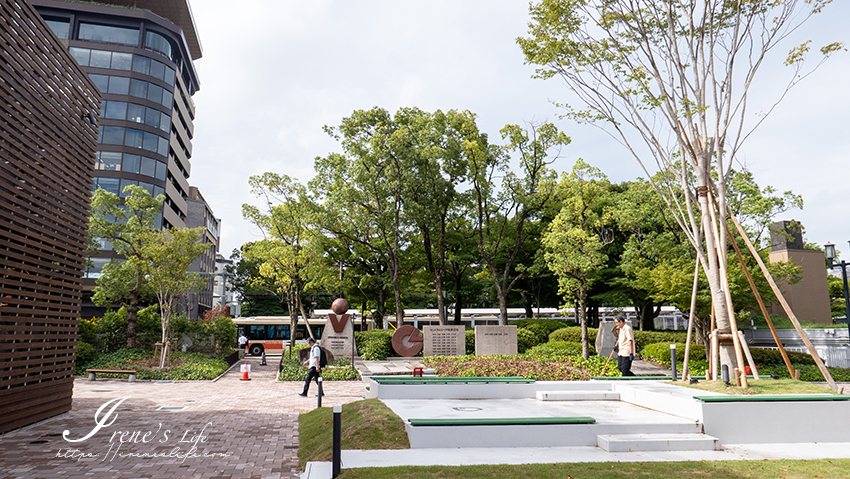 廣島：市區散步 Hiroshima Gate Park (舊廣島市民球場) ＋勝鯉之森 ＋黑田博樹引退投手板（黒田博樹メモリアルプレート） ＋ 茶之環　的早午茶