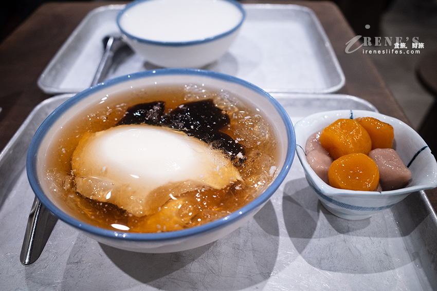 雙連站美食推薦｜日式文青的豆花店超級美，蕃薯圓、芋頭圓顆顆都是巨無霸等級